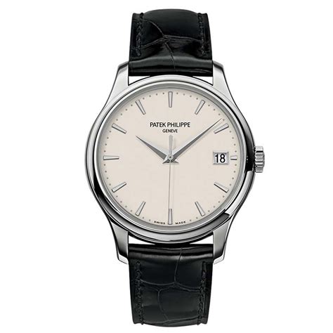 patek philippe calatrava white gold 96 black|Patek Philippe Calatrava watch price.